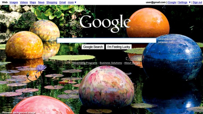 Google New Homepage